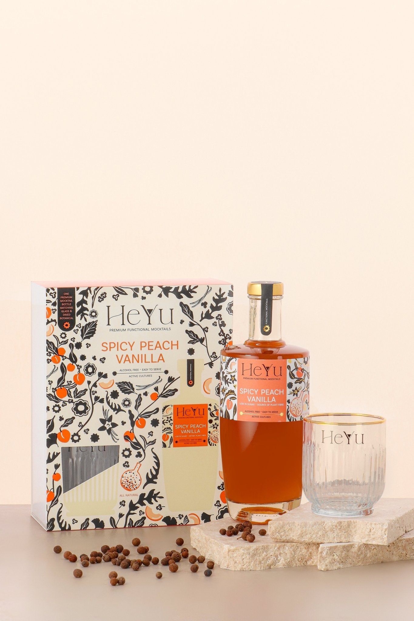 Gift Box Spicy Peach Vanilla - Heyu